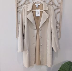Tan faux suede jacket